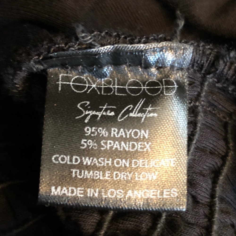 FOXBLOOD stretchy fringe crop top size 4X - Picture 7 of 8